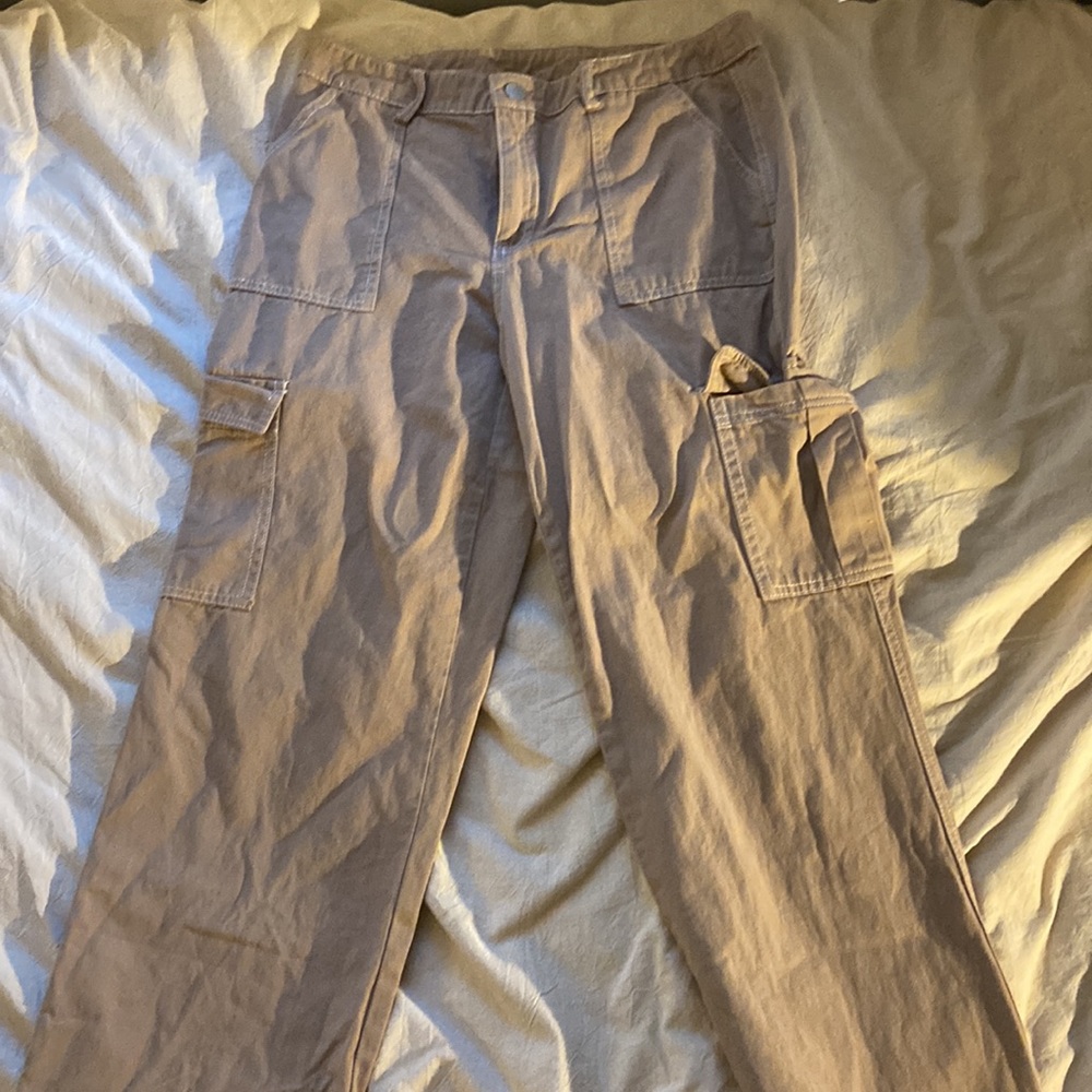 Brown cargo pants